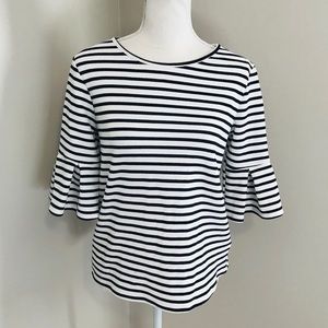 Green Envelope Striped Shirt